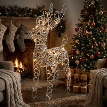 BRILAGI - LED Christmas decoration 40xLED/3xAA IP20 warm white