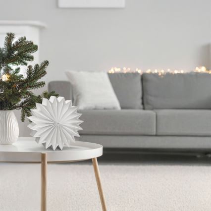 Brilagi - LED Christmas Decoration LED/2xAA 30 cm Snowflake