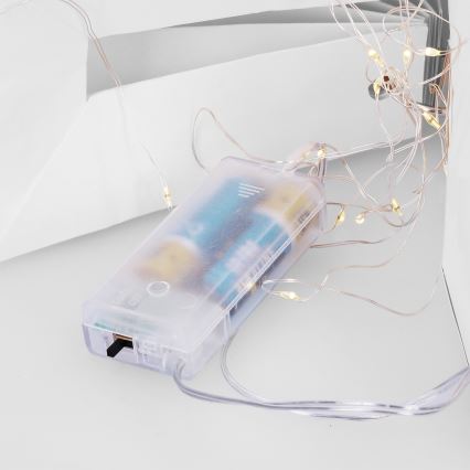 Brilagi - LED Christmas Decoration LED/2xAA 30 cm Snowflake