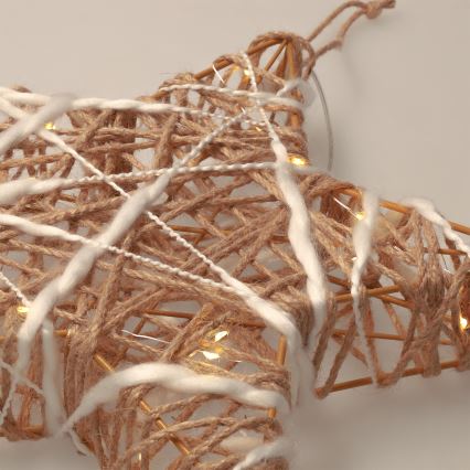 Brilagi - LED Christmas Decoration LED/2xAA 30x28 cm Star