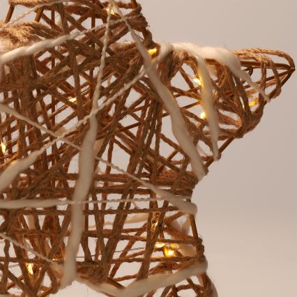 Brilagi - LED Christmas Decoration LED/2xAA 30x28 cm Star