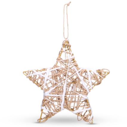 Brilagi - LED Christmas Decoration LED/2xAA 30x28 cm Star