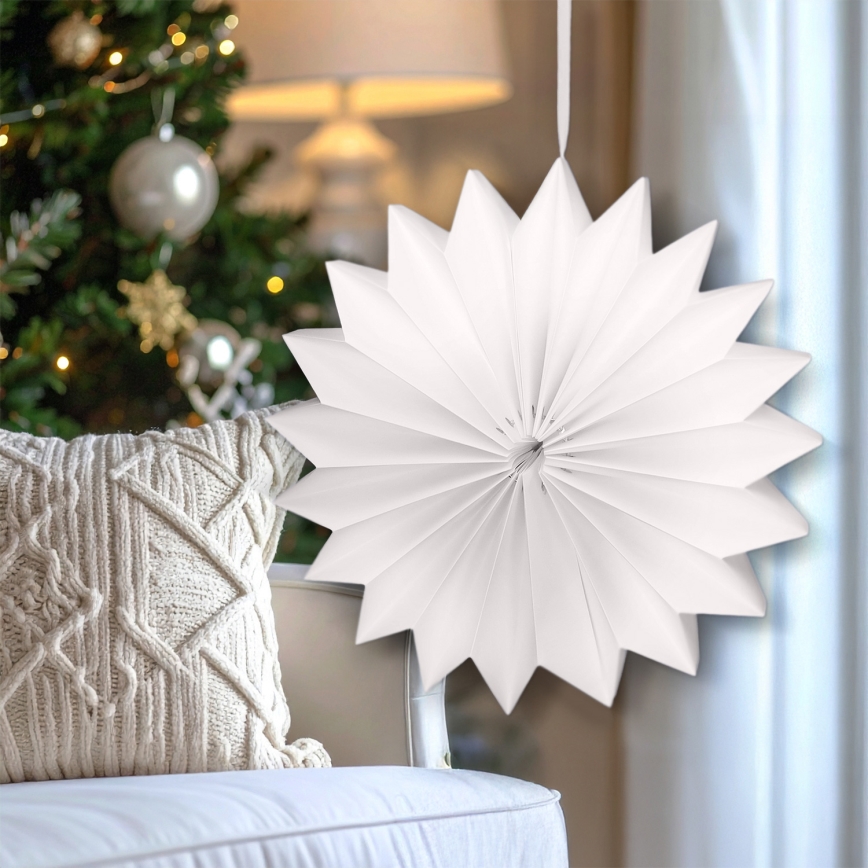 Brilagi - LED Christmas Decoration LED/2xAA 32 cm Snowflake