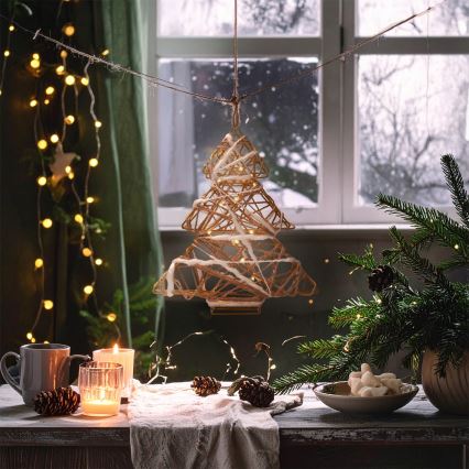 Brilagi - LED Christmas Decoration LED/2xAA 34x31 cm Tree