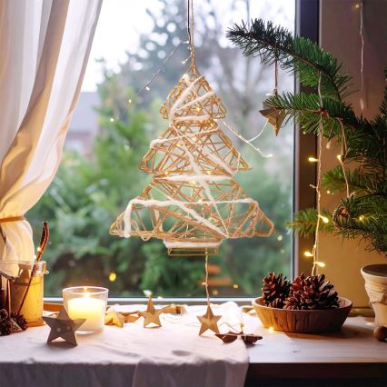 Brilagi - LED Christmas Decoration LED/2xAA 34x31 cm Tree