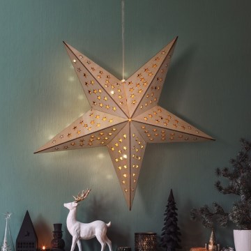 Brilagi - LED Christmas Decoration LED/2xAA 59x55 cm Star