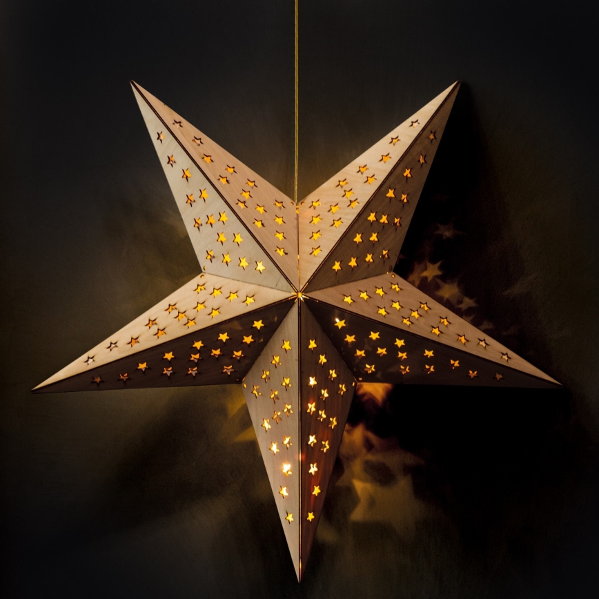 Brilagi - LED Christmas Decoration LED/2xAA 59x55 cm Star