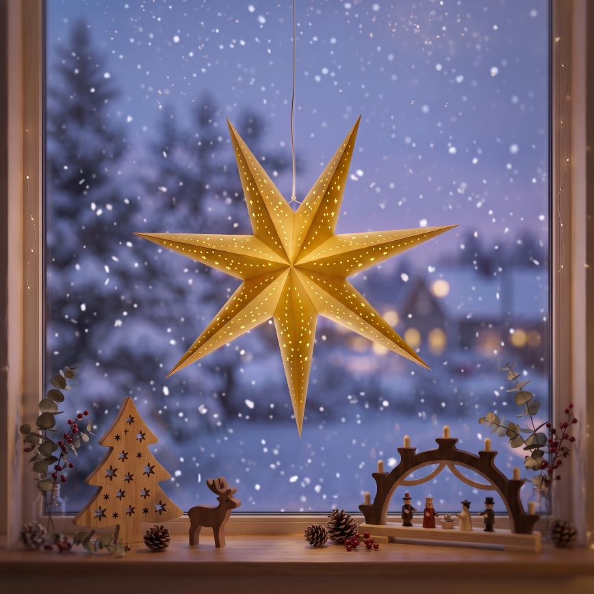BRILAGI - LED Christmas decoration LED/2xAA 60 cm star