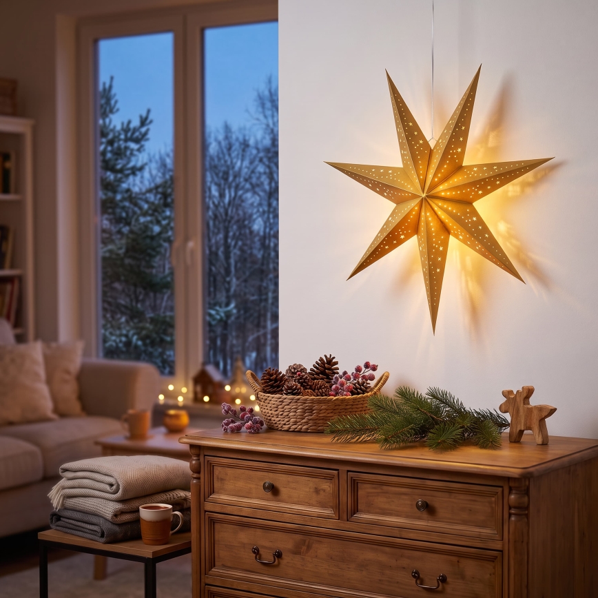 BRILAGI - LED Christmas decoration LED/2xAA 60 cm star