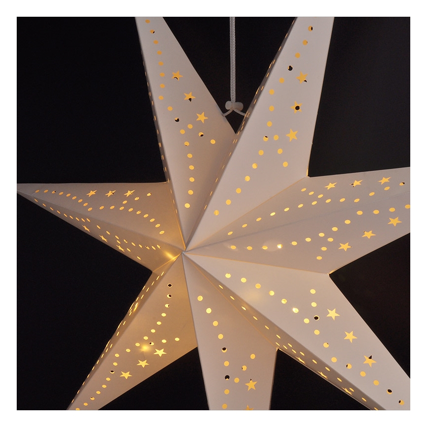 Brilagi - LED Christmas Decoration LED/2xAA 60 cm Star Warm White