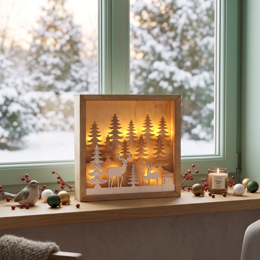 BRILAGI - LED Christmas decoration LED/2xAA