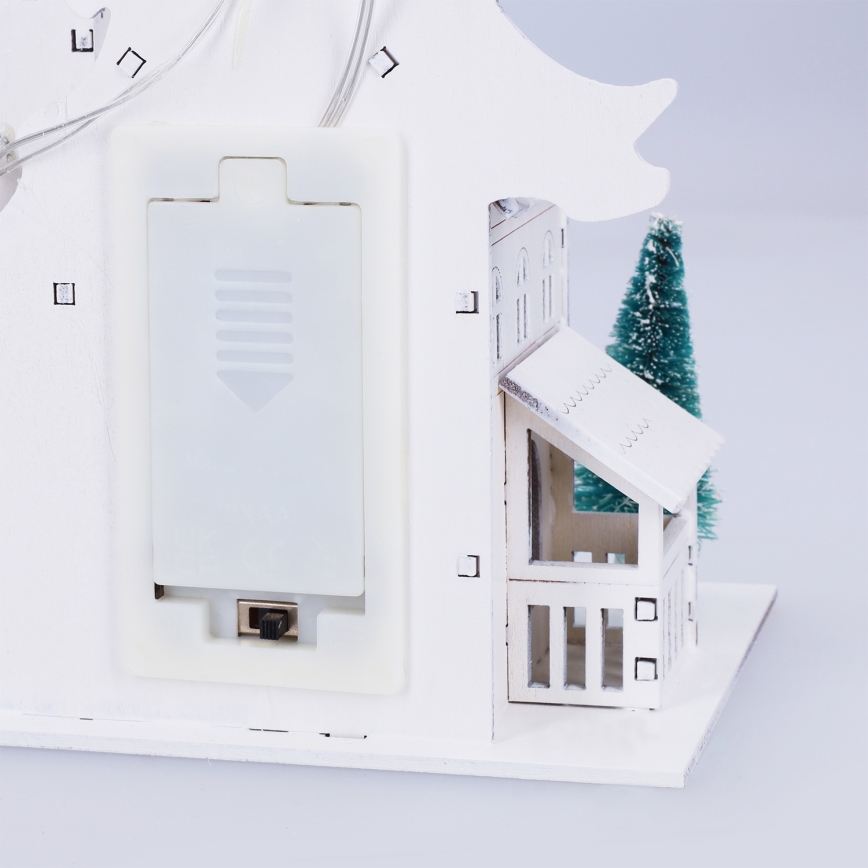 Brilagi - LED Christmas Decoration LED/2xAA Mini Church