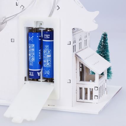 Brilagi - LED Christmas Decoration LED/2xAA Mini Church