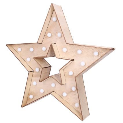 Brilagi - LED Christmas Decoration LED/2xAA Star