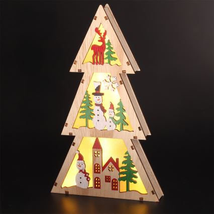 Brilagi - LED Christmas Decoration LED/2xAA Tree