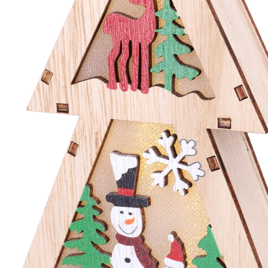 Brilagi - LED Christmas Decoration LED/2xAA Tree