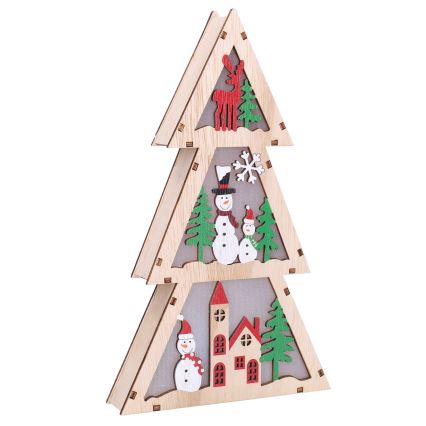 Brilagi - LED Christmas Decoration LED/2xAA Tree