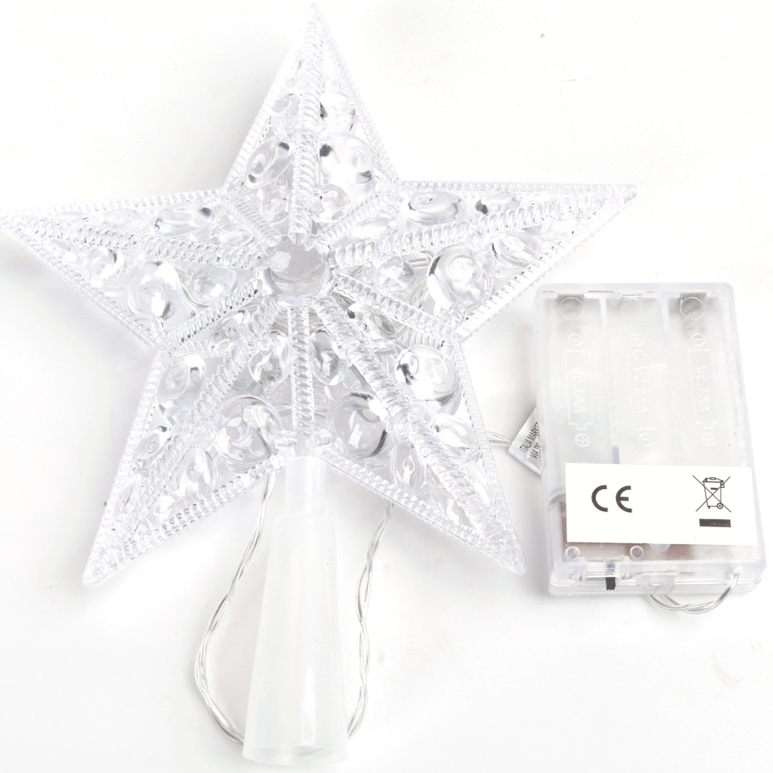 BRILAGI - LED Christmas decoration LED/3xAA 21 cm star multicolor
