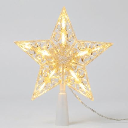 BRILAGI - LED Christmas decoration LED/3xAA 21 cm star warm white