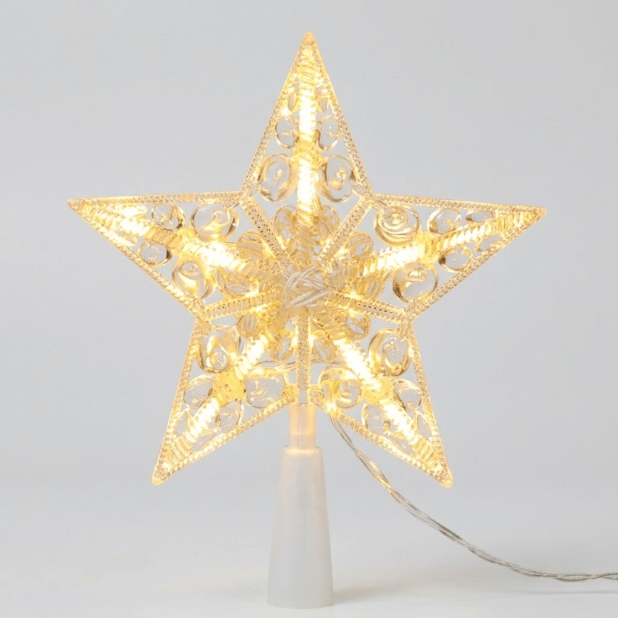 BRILAGI - LED Christmas decoration LED/3xAA 21 cm star warm white
