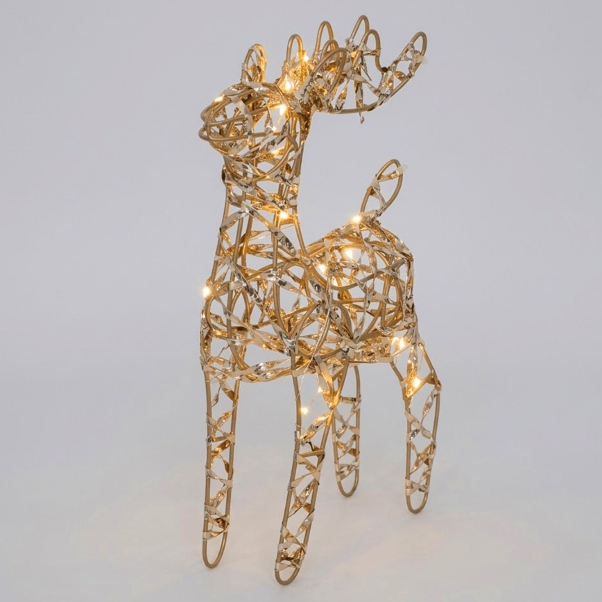 BRILAGI - LED Christmas decoration LED/3xAA 32 cm reindeer warm white