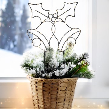 Brilagi - LED Christmas Decoration LED/3xAA IP44 Bell Lights