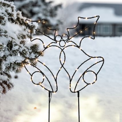 Brilagi - LED Christmas Decoration LED/3xAA IP44 Bell Lights