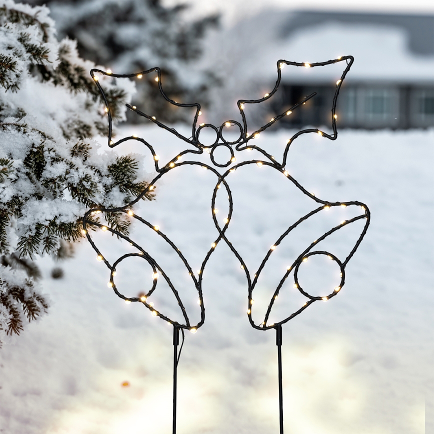 Brilagi - LED Christmas Decoration LED/3xAA IP44 Bell Lights