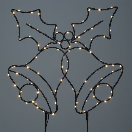 Brilagi - LED Christmas Decoration LED/3xAA IP44 Bell Lights