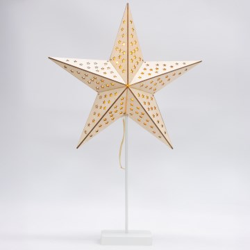 Brilagi - LED Christmas Decoration LED/3xAA Star