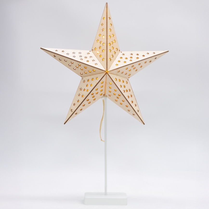 Brilagi - LED Christmas Decoration LED/3xAA Star
