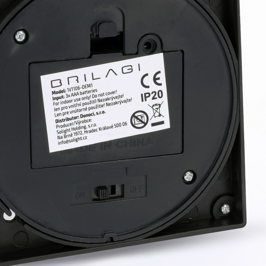 Brilagi - LED Christmas Decorative Lantern, 3xAAA