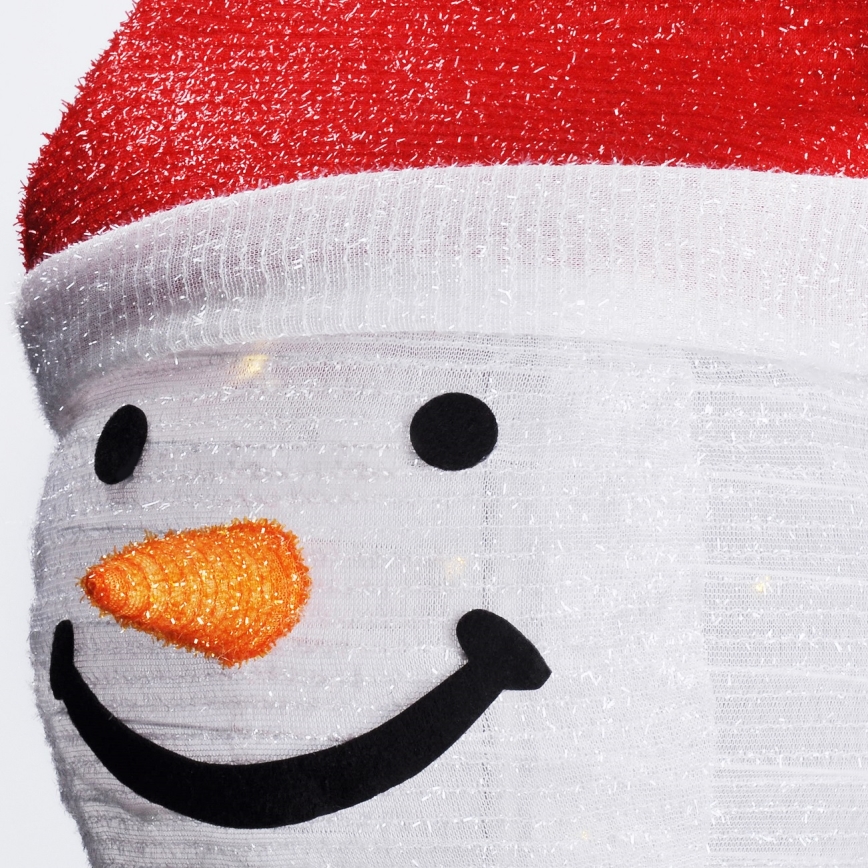 Brilagi - LED Christmas outdoor decoration 40xLED/3xAA IP44 snowman
