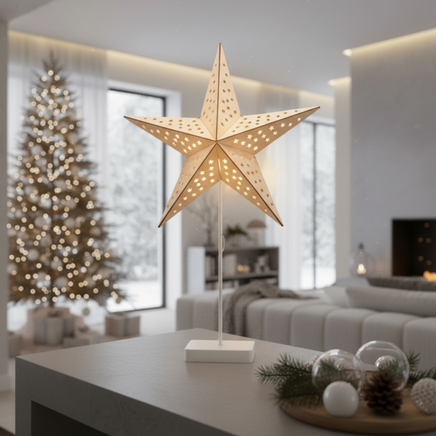 Brilagi - LED Christmas Star Decoration, 62×40 cm, LED/3xAA