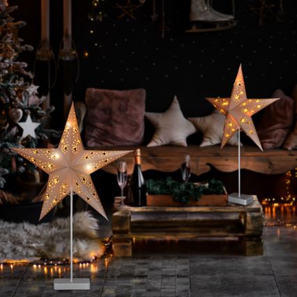 Brilagi - LED Christmas Star Decoration, 66x45 cm, LED (3xAA)