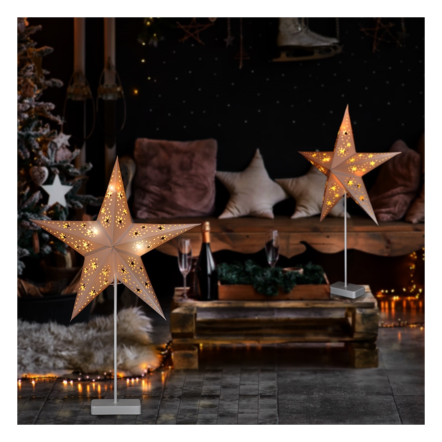 Brilagi - LED Christmas Star Decoration, 66x45 cm, LED (3xAA)