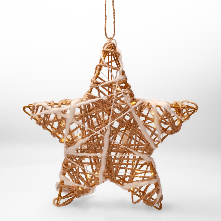 Brilagi - LED Christmas Star Decoration LED/2xAA
