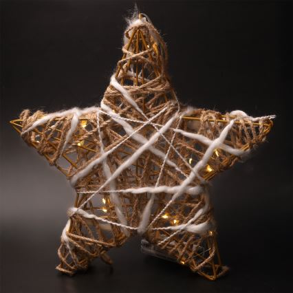 Brilagi - LED Christmas Star Decoration LED/2xAA