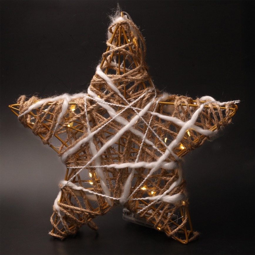 Brilagi - LED Christmas Star Decoration LED/2xAA