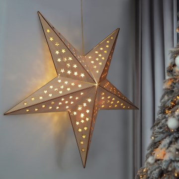 Brilagi - LED Christmas Star Decoration LED/2xAA