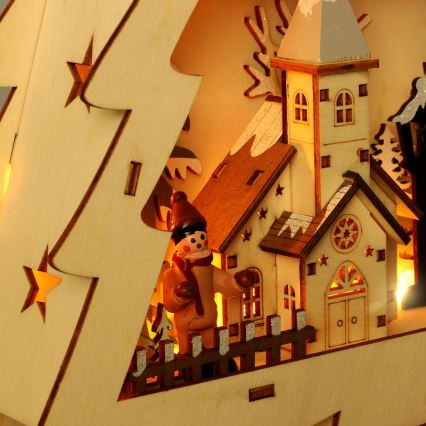 Brilagi - LED Christmas Tree Decoration LED/3xAA