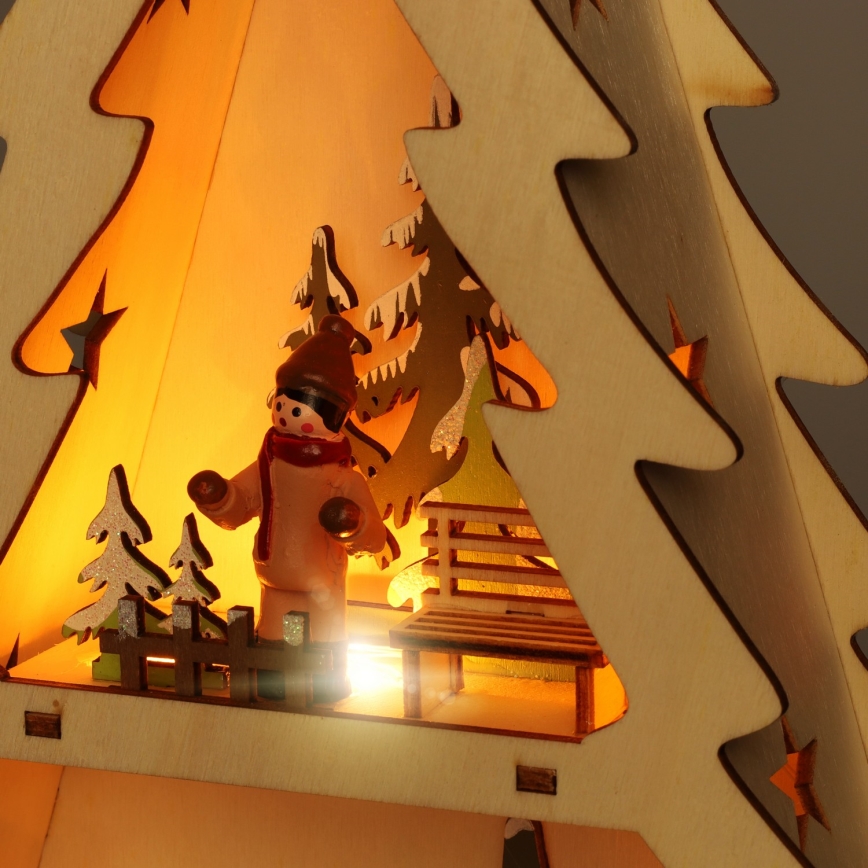 Brilagi - LED Christmas Tree Decoration LED/3xAA