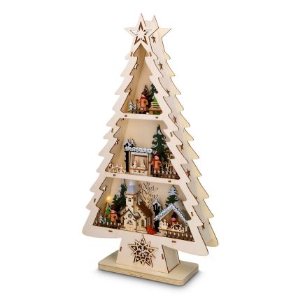 Brilagi - LED Christmas Tree Decoration LED/3xAA