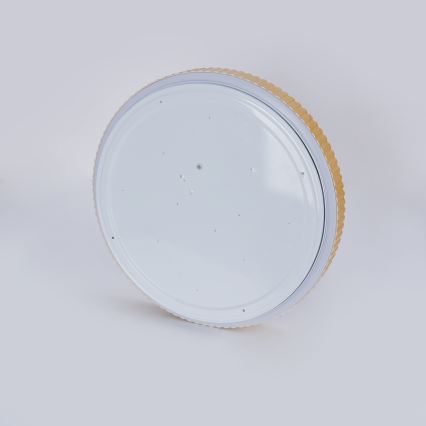 Brilagi - CORVO LED Dimmable Ceiling Light LED/72W/230V 3000-6000K wood-effect finish dia. 50 cm + remote control