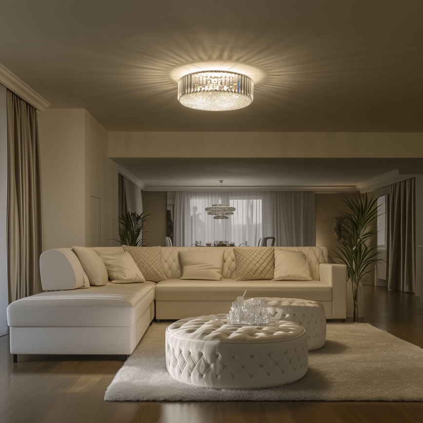 Brilagi - LED Crystal ceiling light GLAMOUR 5xG9/42W/230V