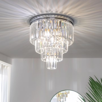 Brilagi - LED Crystal Ceiling Light JEWEL 5xG9/42W/230V Ø 40 cm