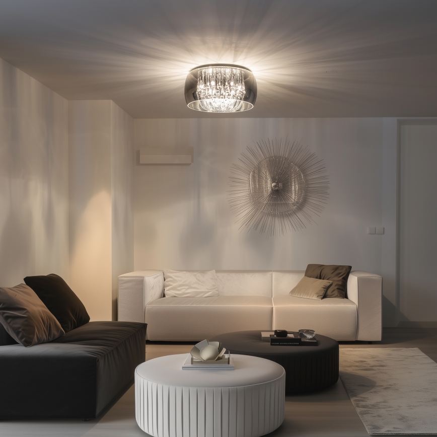 Brilagi - LED Crystal ceiling light JEWEL 6xG9/42W/230V