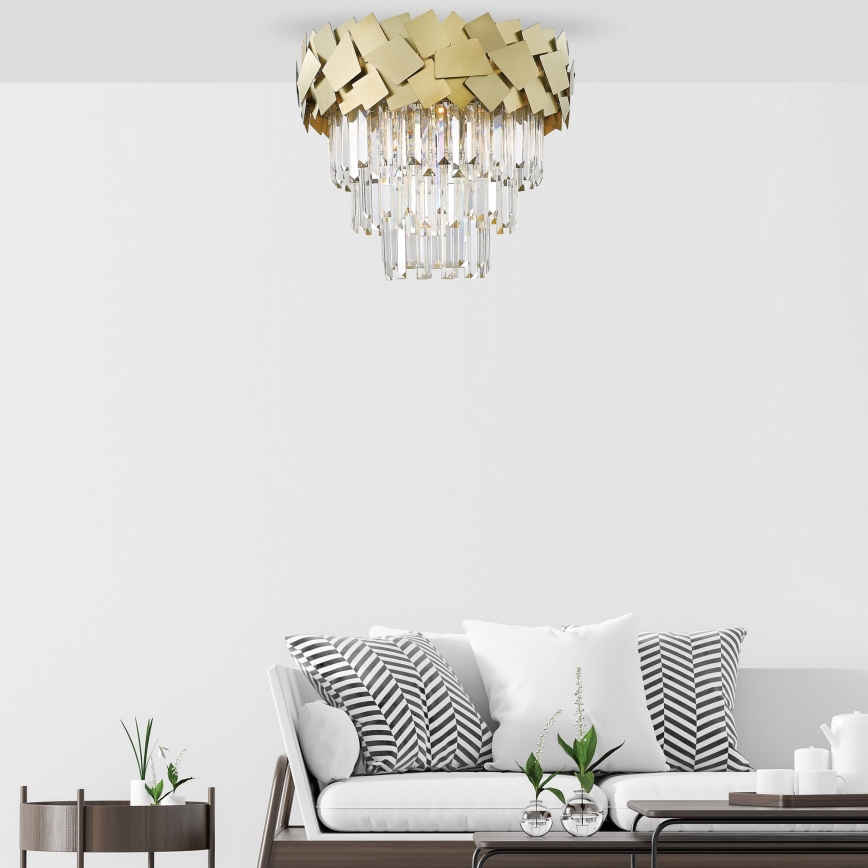 Brilagi - LED Crystal ceiling light MIRAGE 6xE14/40W/230V