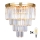 Brilagi - LED Crystal ceiling light MOZART 5xE14/40W/230V gold