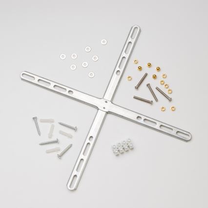 Brilagi - LED Crystal ceiling light MOZART 5xE14/40W/230V gold